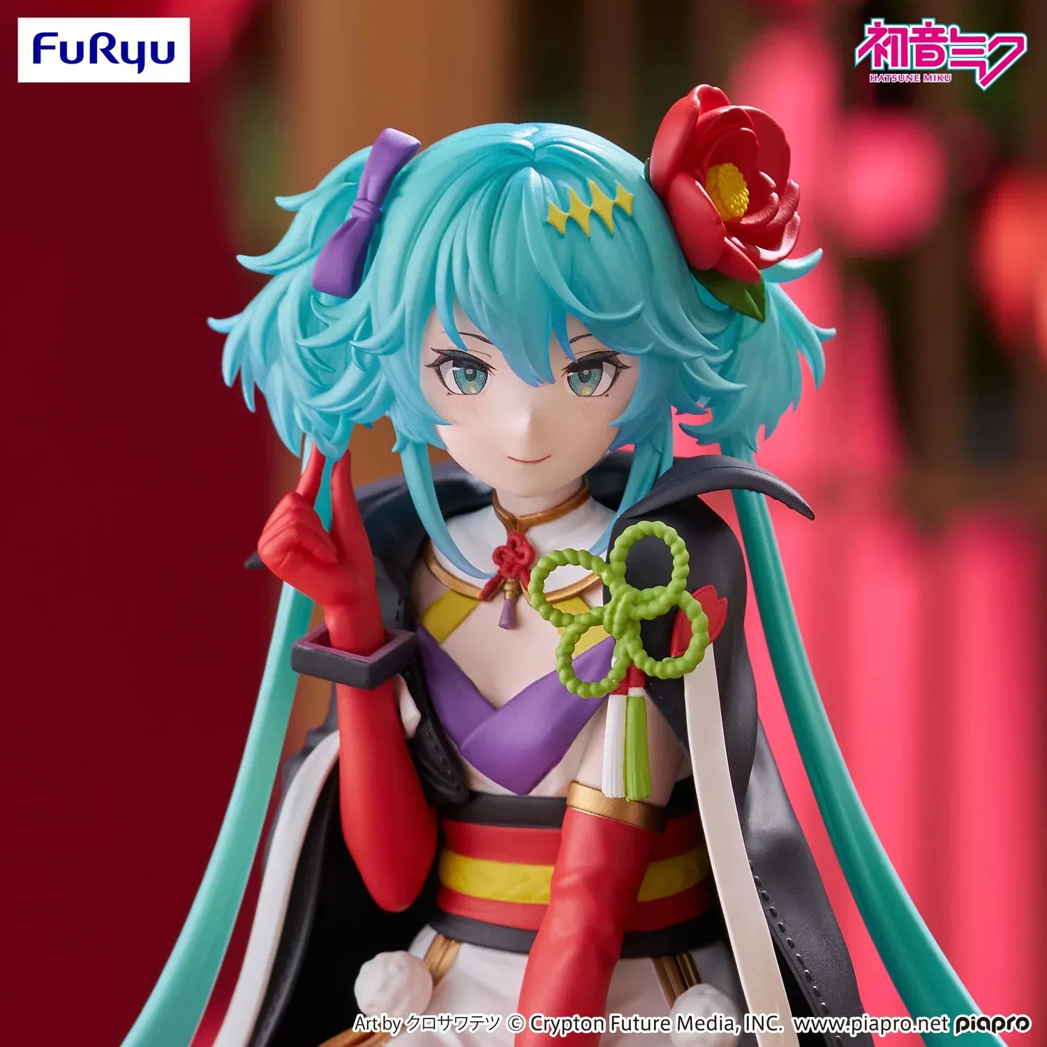 Аніме фігурка Хацуне Міку (Hatsune Miku) — серія Noodle Stopper, версія Flower Fairy Camellia, 15 см 7