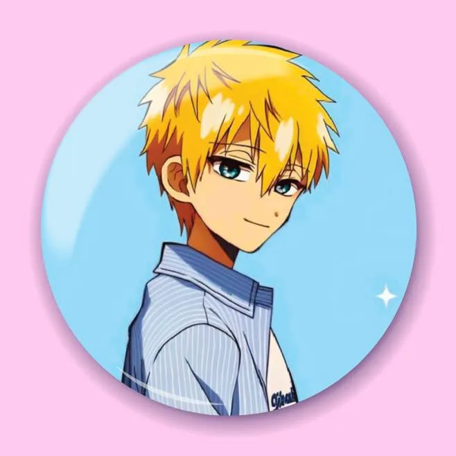 Аніме значок Туалетний привид Ханако (Toilet-bound Hanako-kun) 4, 56 мм