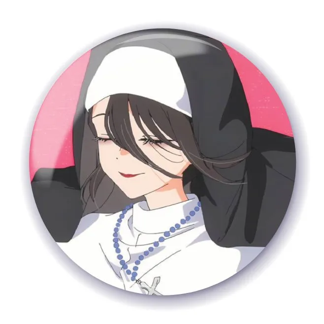 Аніме значок Ця порцелянова лялечка закохалася (My Dress-Up Darling) 70, 56 мм, глянець