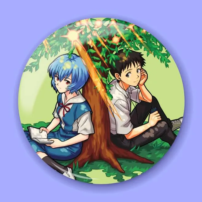 Аніме значок Єванґеліон (Evangelion) 14, 56 мм