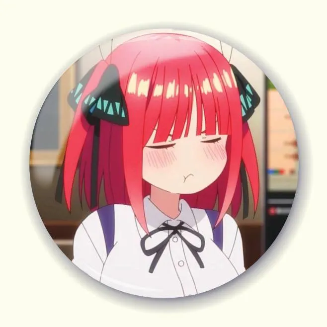 Аніме значок Пʼять наречених (The Quintessential Quintuplets) 2, 56 мм