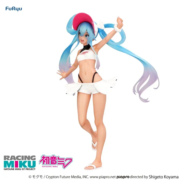 Аніме фігурка Хацуне Міку (Hatsune Miku) GT Project Racing Miku 2024 Summer Holiday Ver. Furyu — Хацуне Міку (Hatsune Miku), 23 см 5