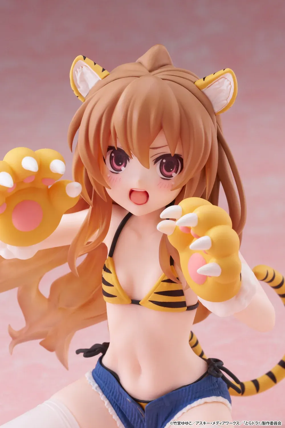 Аніме фігурка Тайґа Айсака (Taiga Aisaka Swimsuit Ver.) — Торадора! (Toradora!), серія Desktop Cute Figure, 13 см 3