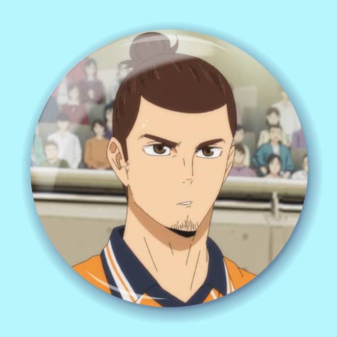 Аніме значок Волейбол (Haikyuu!!) 2, 56 мм, глянець