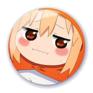 Аніме значок Дволика сестричка Умару (Himouto! Umaru-chan) 5, 56 мм, глянець