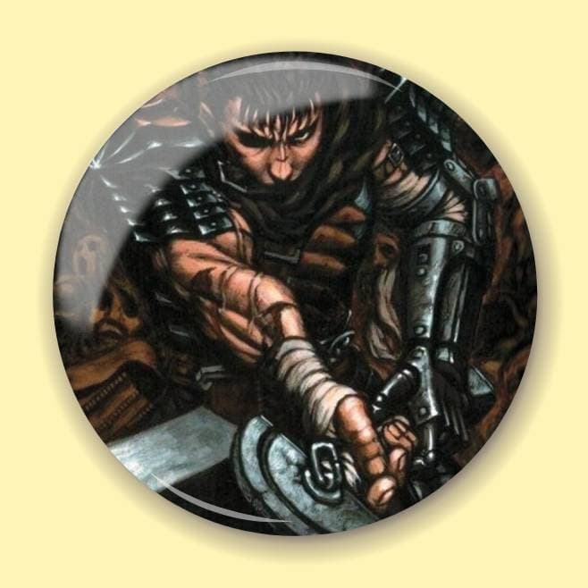 Аніме значок Берсерк (Berserk) 1, 56 мм, Глянець