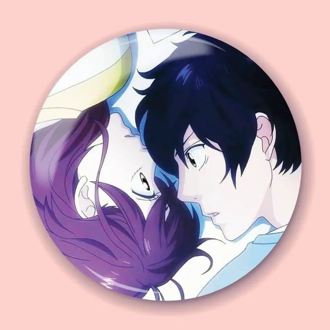 Аніме значок Шлях юності (Ao Haru Ride) 10, 56 мм, глянець