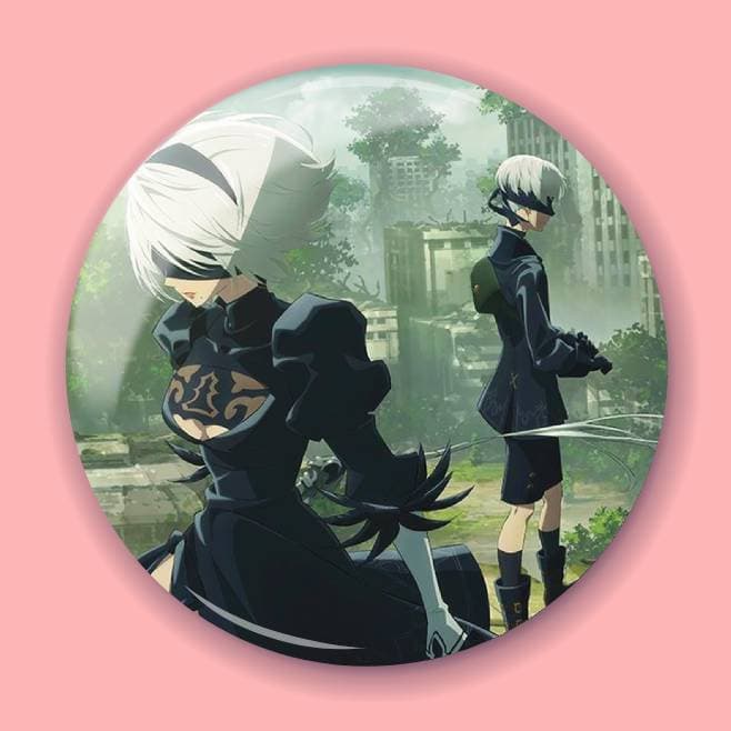 Аніме значок Ніер: Автомата (NieR: Automata) 4, 56 мм