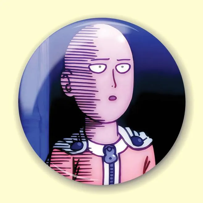 Аніме значок Ванпанчмен (One-Punch Man) 14, 56 мм, глянець