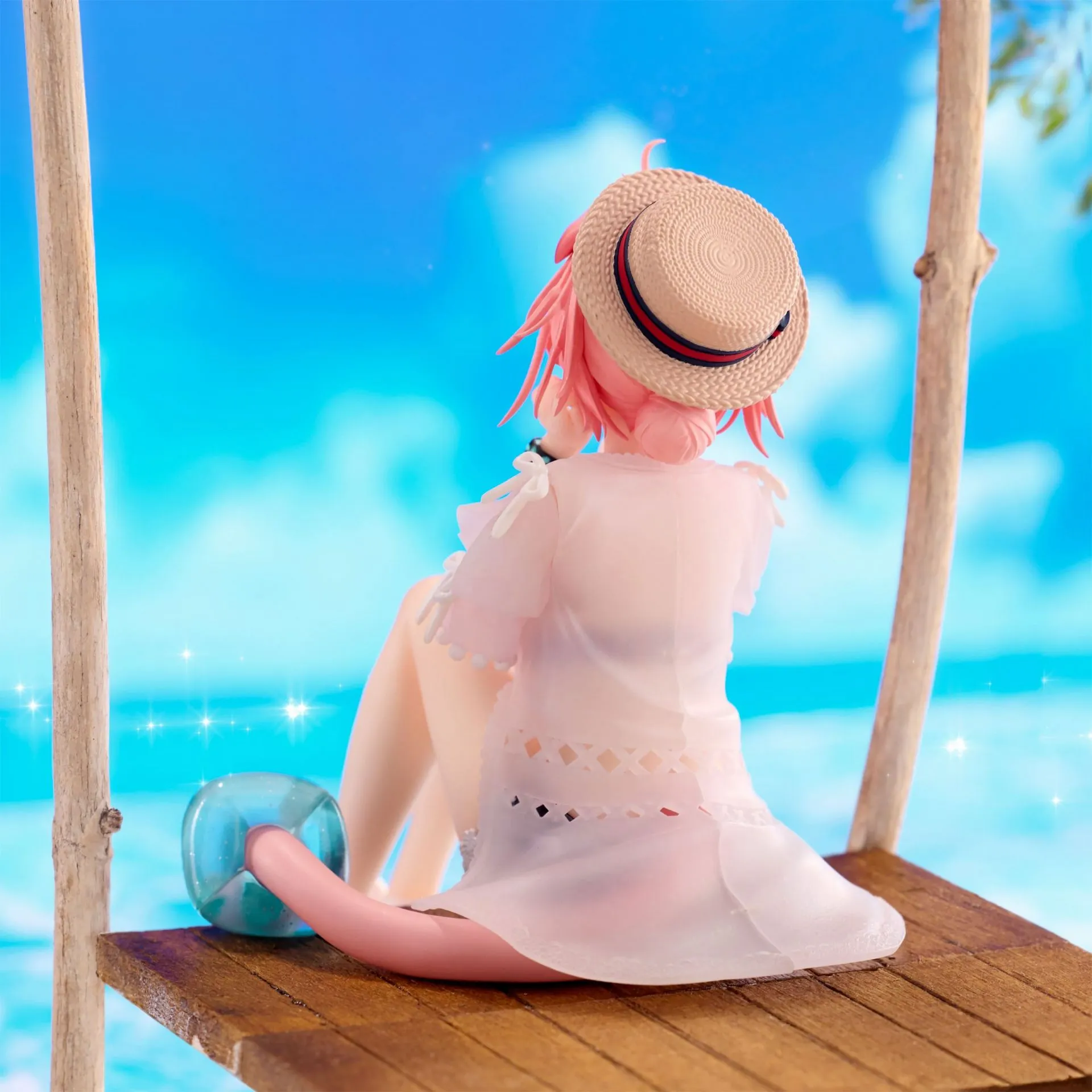Аніме фігурка Голденґлоу (Goldenglow Summer Flowers FA394 Ver.) — Аркнайтс (Arknights), серія Noodle Stopper, 10 см 3