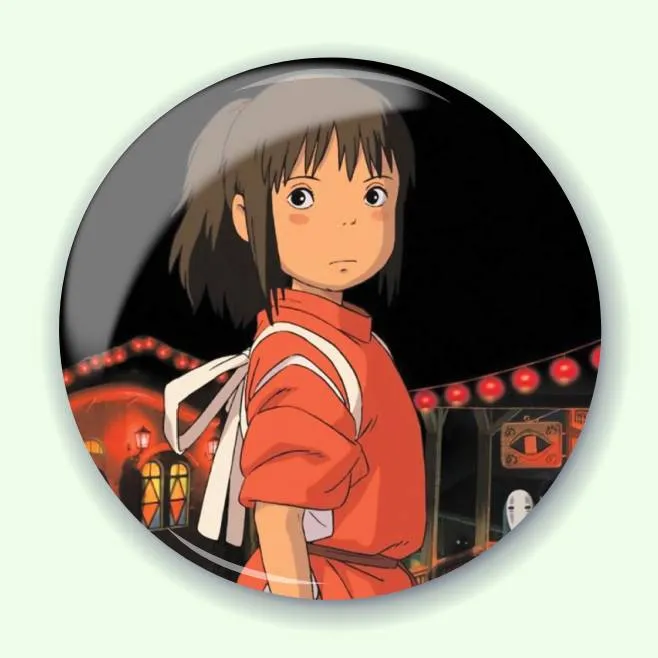 Аніме значок Віднесені привидами (Spirited Away) 10, 56 мм