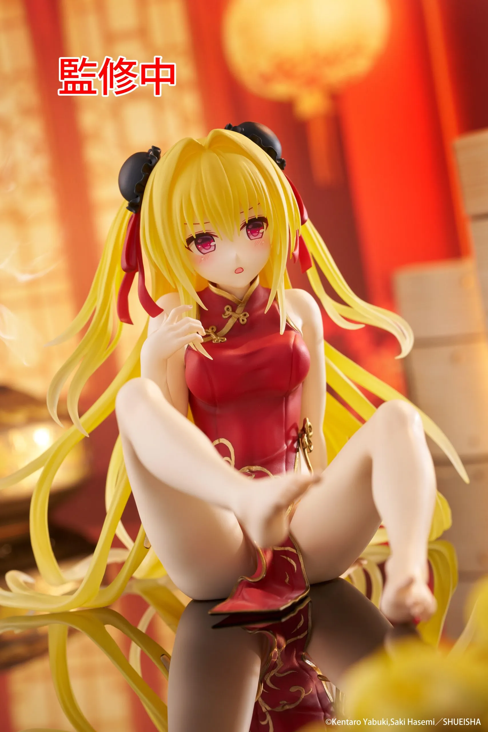 Аніме фігурка Ґолден Даркнесс (Golden Darkness) Desktop Cute Taito (Chinese Dress Ver.) — Нещастя кохання (To Love-Ru), 13 см 4