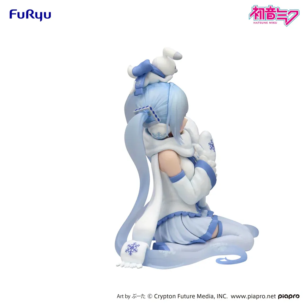Аніме фігурка Сноу Міку (Snow Miku) Sky Town 10th Ver. Noodle Stopper Furyu — Хацуне Міку (Hatsune Miku), 15 см 8