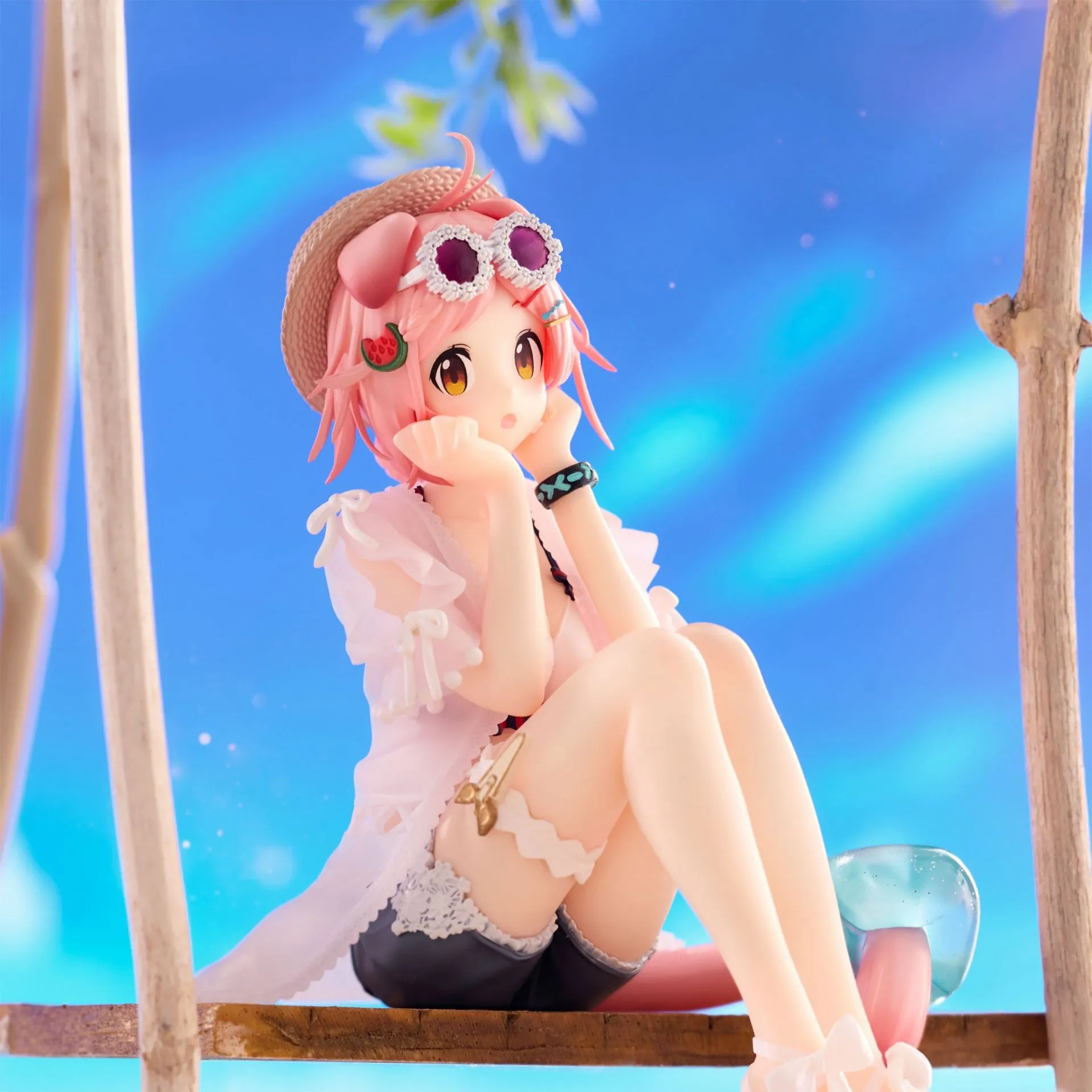 Аніме фігурка Голденґлоу (Goldenglow Summer Flowers FA394 Ver.) — Аркнайтс (Arknights), серія Noodle Stopper, 10 см 2