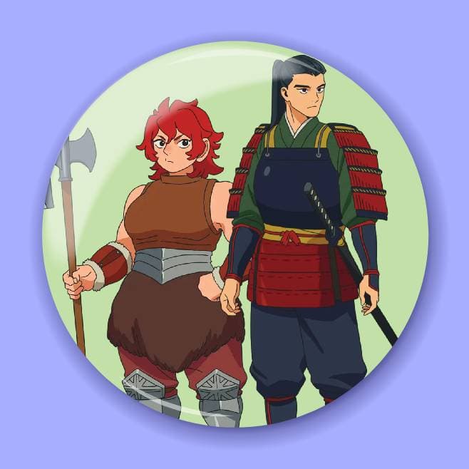 Аніме значок Смаколики з підземелля (Delicious in Dungeon) 36, 56 мм