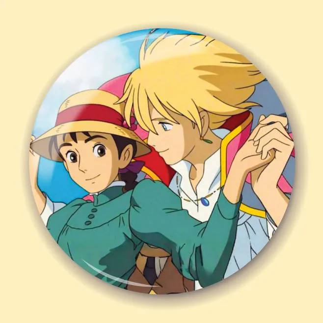 Аніме значок Мандрівний замок Хаула (Howl's Moving Castle) 17, 56 мм