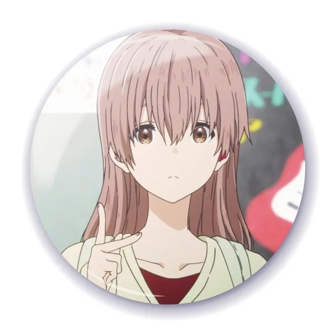 Аніме значок Форма голосу (A Silent Voice) 34, 56 мм, глянець