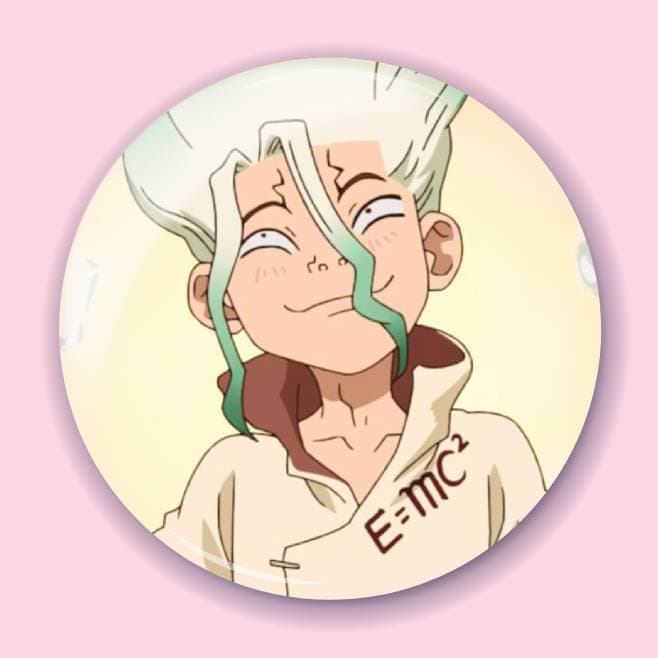 Аніме значок Доктор Стоун (Dr. Stone) 22, 56 мм