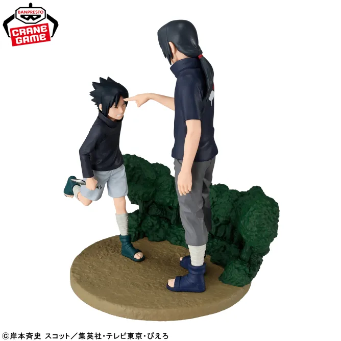 Аніме фігурка Саске Учіха та Ітачі Учіха (Sasuke Uchiha & Itachi Uchiha) — Наруто: Ураганні хроніки (Naruto Shippuden), серія Memorable Saga, 14 см, виробник Banpresto 3