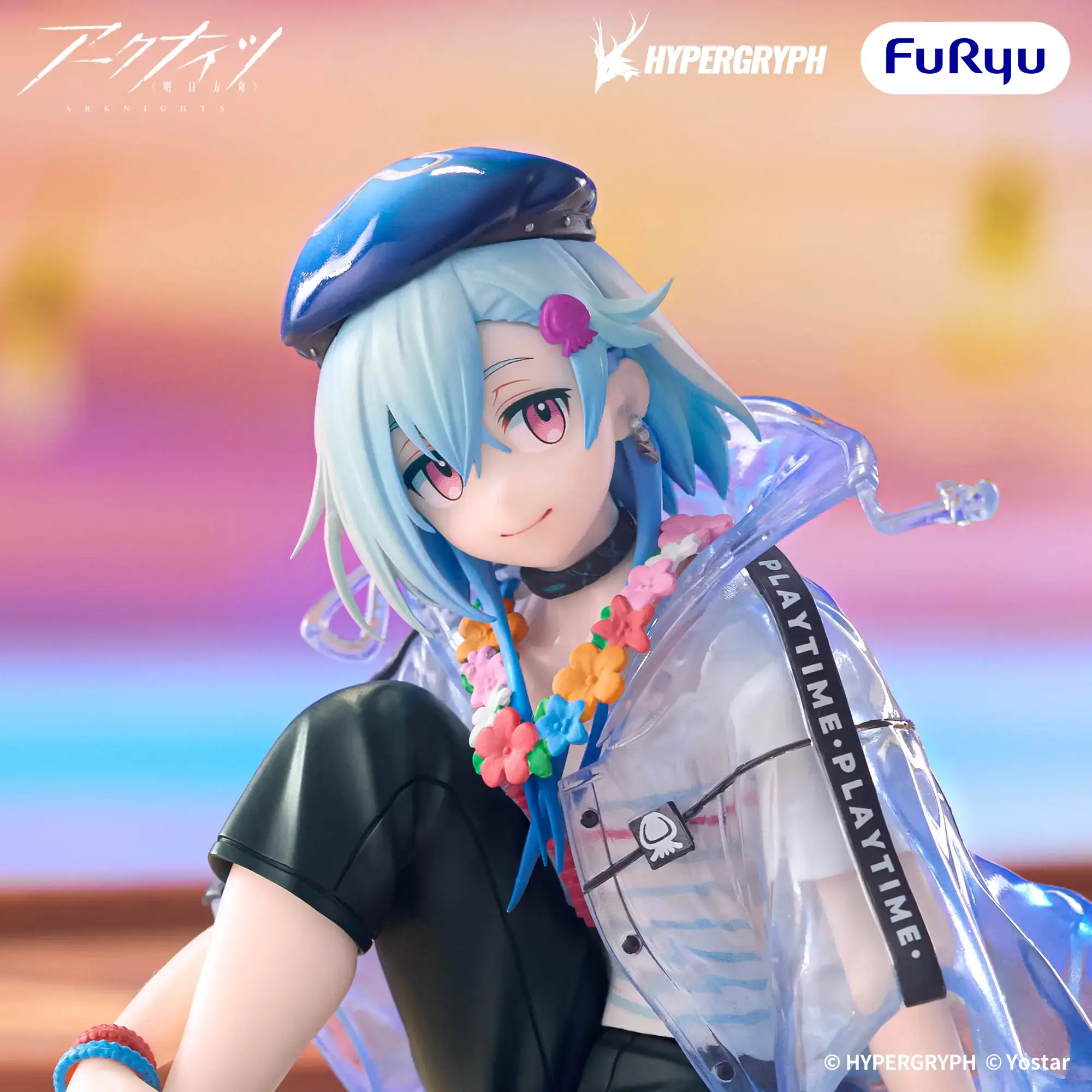 Аніме фігурка Мізукі (Mizuki: Summer Feast Ver.) — Аркнайтс (Arknights), серія Noodle Stopper, 14 см, виробник FuRyu 2