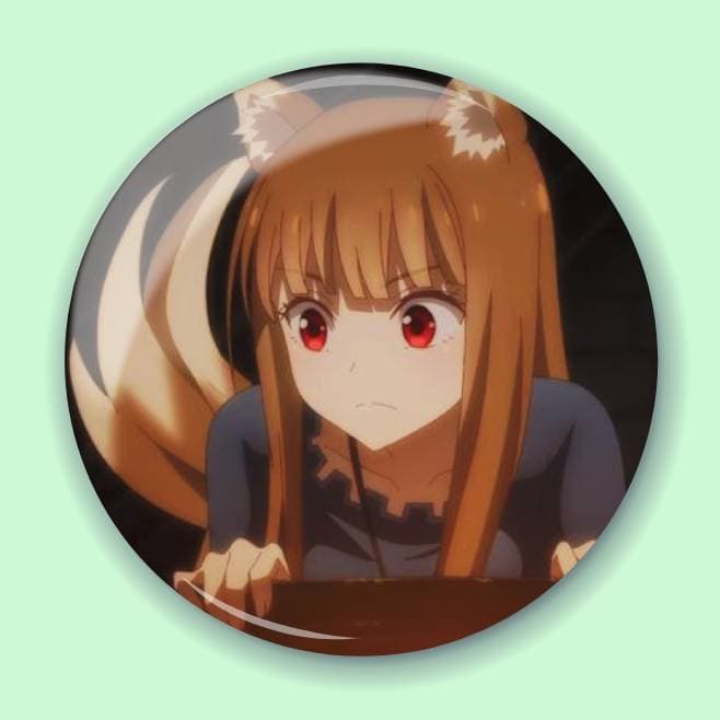 Аніме значок Вовчиця та спеції (Spice and Wolf) 14, 56 мм