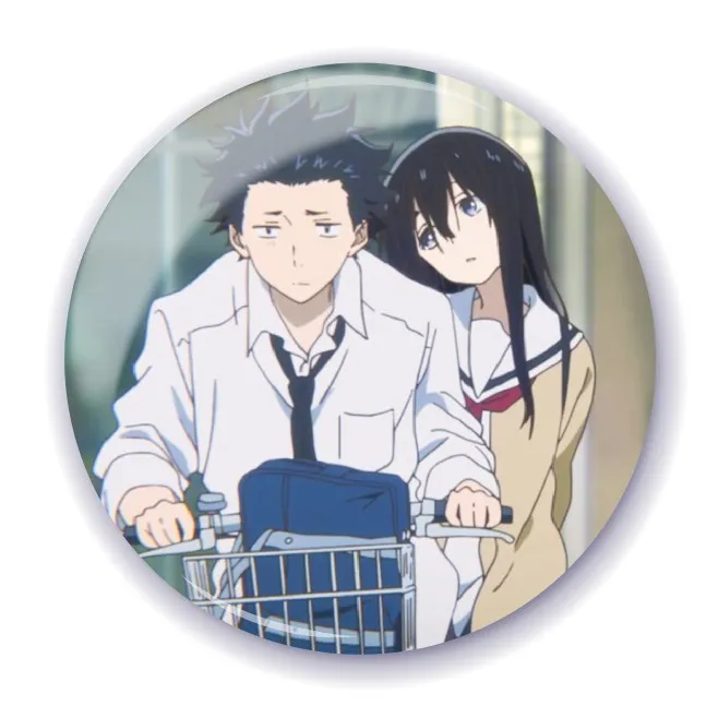 Аніме значок Форма голосу (A Silent Voice) 12, 56 мм, глянець