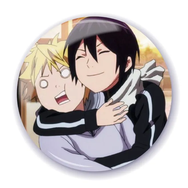 Аніме значок Безхатній бог (Noragami) 3, 56 мм, глянець