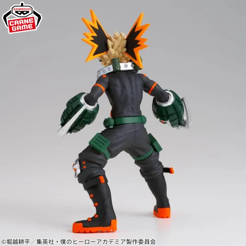 Аніме фігурка Кацукі Бакуґо (Katsuki Bakugo) — Моя геройська академія (My Hero Academia), Figuno - B, Banpresto, 9 см 4