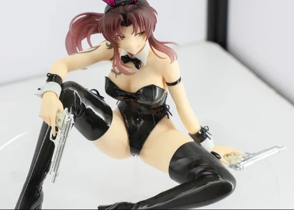 Аніме фігурка Реві (Revy: Bunny Ver.) — Пірати Чорної лагуни (Black Lagoon), серія One-Seventh Carat, 16 см, виробник System Service 5