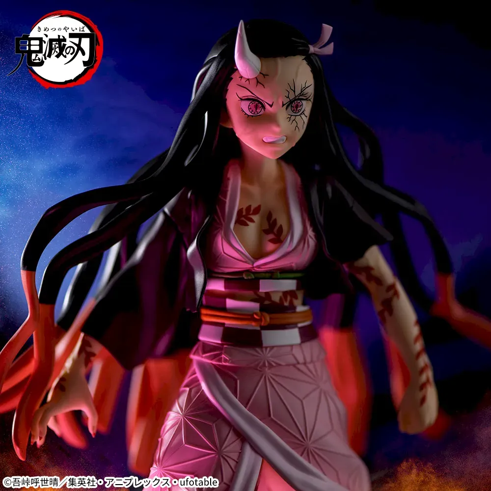 Аніме фігурка Незуко Камадо (Nezuko Kamado: Demon Form Advancing Ver.) — Клинок, який знищує демонів (Demon Slayer: Kimetsu no Yaiba), серія Figurizm, 21 см, виробник Sega 2