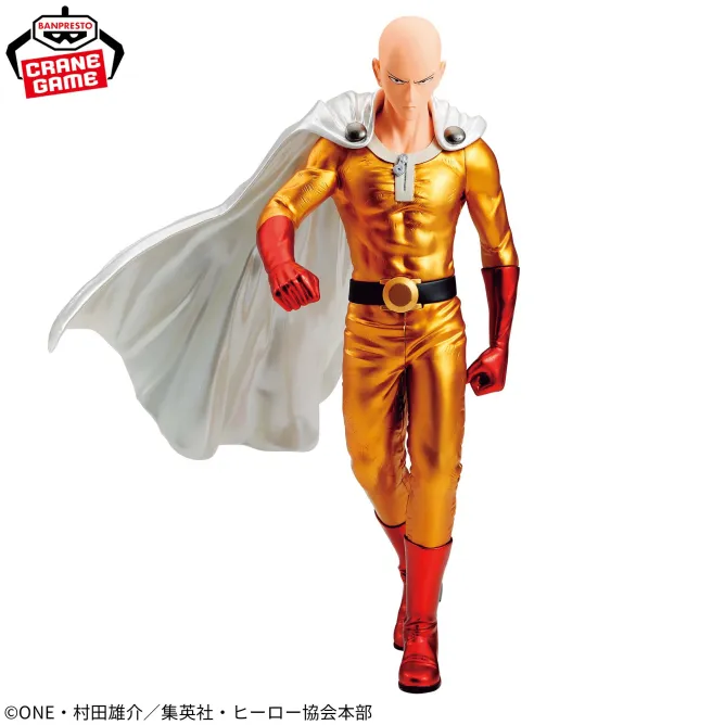 Аніме фігурка Сайтама (Saitama Metallic Ver.) — Ванпанчмен (One Punch Man), серія Grandista, виробник Banpresto, 27 см 3