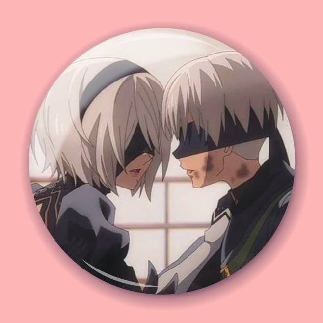 Аніме значок Ніер: Автомата (NieR: Automata) 6, 56 мм
