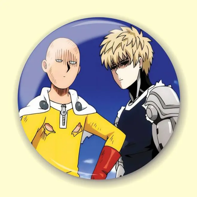 Аніме значок Ванпанчмен (One-Punch Man) 20, 56 мм, глянець