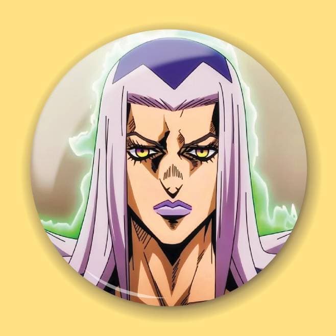 Аніме значок Неймовірні пригоди ДжоДжо (JoJo's Bizarre Adventure) 19, 56 мм