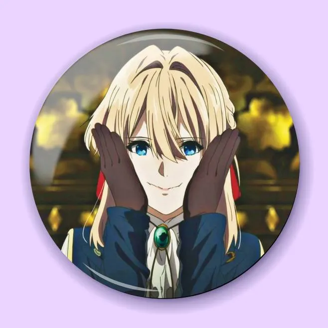 Аніме значок Вайолет Еверґарден (Violet Evergarden) 5, 56 мм
