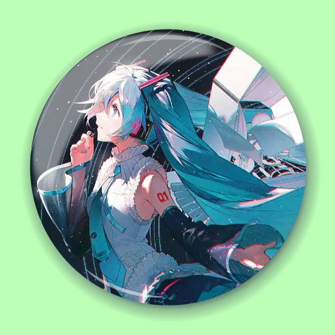 Аніме значок Хацуне Міку (Hatsune Miku) — Хацуне Міку (Hatsune Miku) Piapro Characters 8, 56 мм