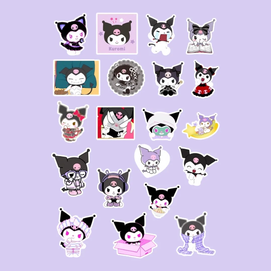 Аніме наліпки Куромі (Kuromi) — Санріо (Sanrio) - 1