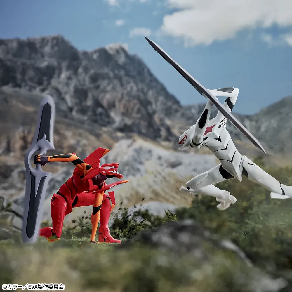 Аніме фігурка Єва-02 (Unit Eva 02) — Євангеліон: Нова кіноверсія (Evangelion: New Theatrical Edition), серія XROSS LINK FIGURE, 16 см, виробник Sega 4