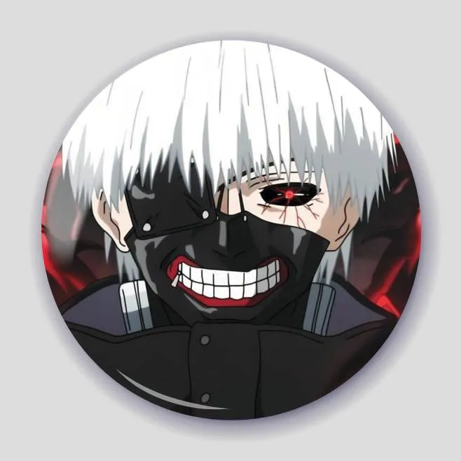 Аніме значок Токійський ґуль (Tokyo Ghoul) 2, 56 мм, глянець