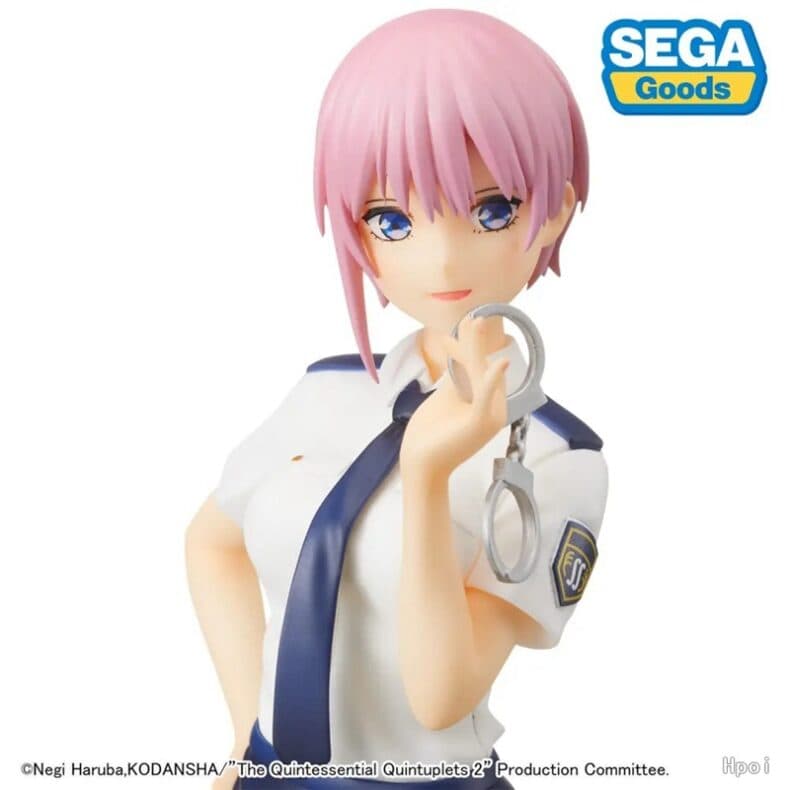 Аніме фігурка Ічіка Накано (Nakano Ichika) Policewoman Dress Up Sega — П'ять наречених (The Quintessential Quintuplets), 19 см 2