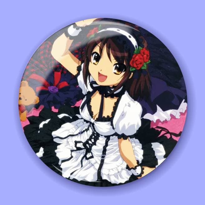 Аніме значок Меланхолія Харухі Судзумії (The Melancholy of Haruhi Suzumiya) 22, 56 мм