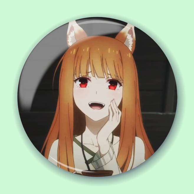 Аніме значок Вовчиця та спеції (Spice and Wolf) 16, 56 мм, глянець