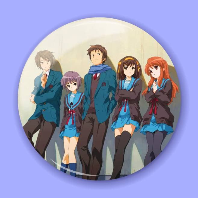Аніме значок Меланхолія Харухі Судзумії (The Melancholy of Haruhi Suzumiya) 20, 56 мм
