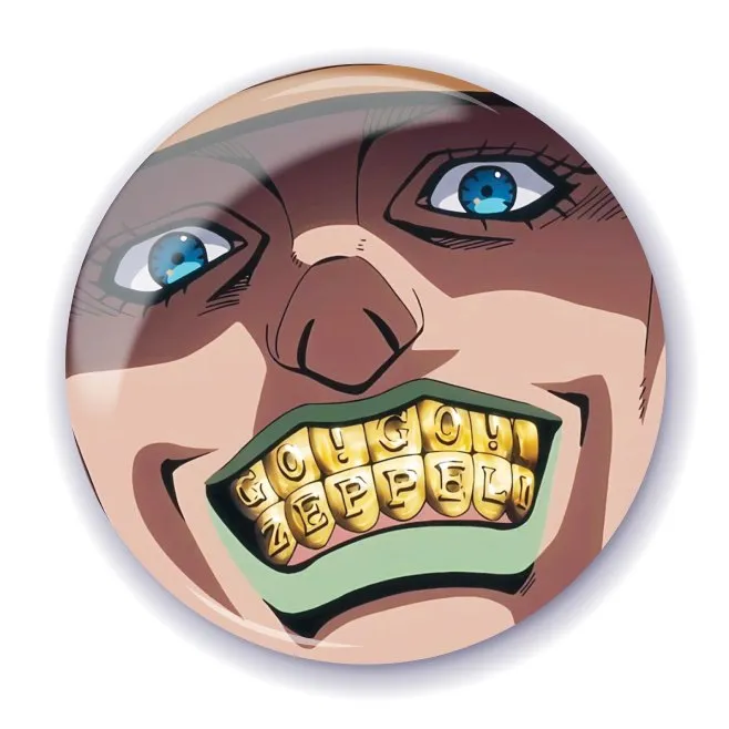 Аніме значок Неймовірні пригоди ДжоДжо (JoJo's Bizarre Adventure) 38, 56 мм