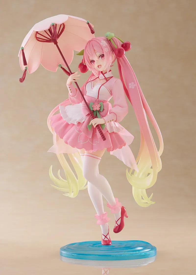Аніме фігурка Хацуне Міку (Hatsune Miku) — Вокалоїд (Vocaloid), Artist MasterPiece+ Sakura Dress Ver., Taito, 21 см 7