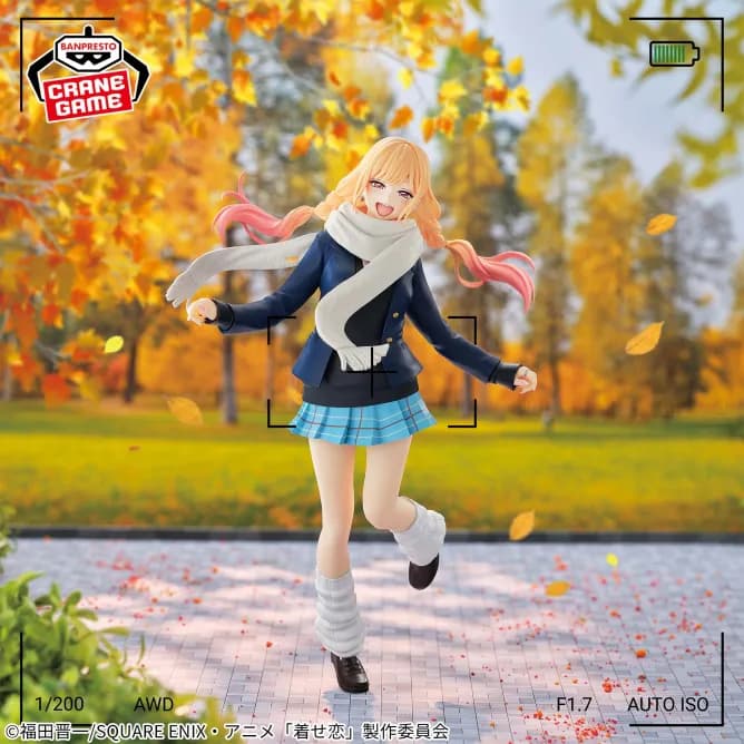 Аніме фігурка Марін Кітаґава (Marin Kitagawa Winter Uniform Ver.) — Ця порцелянова лялька закохалася (My Dress-Up Darling), серія Glitter & Glamours, 24 см, виробник Banpresto 2