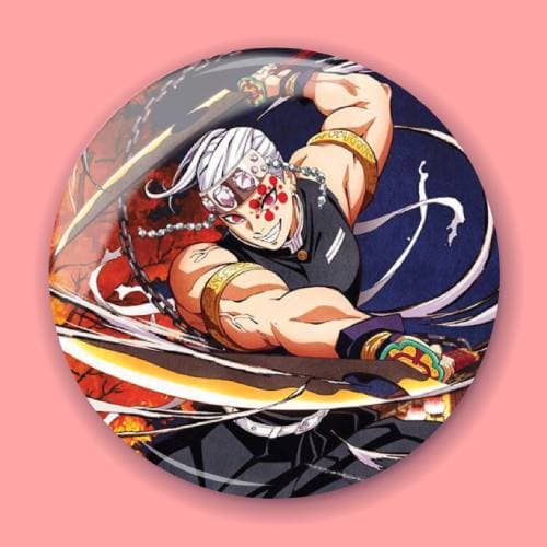 Аніме значок Клинок, який знищує демонів (Demon Slayer) 11, 56 мм