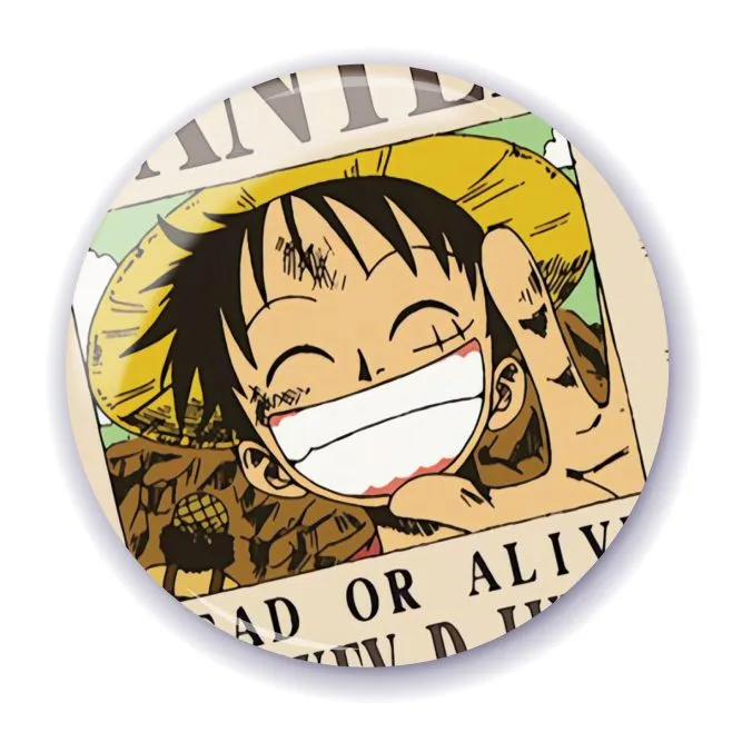 Аніме значок Ван Піс (One Piece) 100, 56 мм, глянець