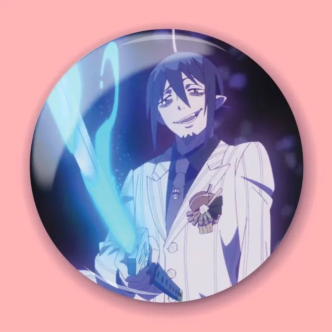 Аніме значок Блакитний екзорцист (Blue Exorcist) 25, 56 мм, глянець