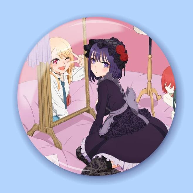 Аніме значок Ця порцелянова лялечка закохалася (My Dress-Up Darling) 1, 56 мм, глянець